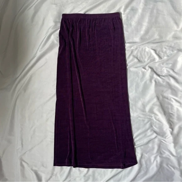 Vintage Purple Maxi Skirt - Picture 1 of 6